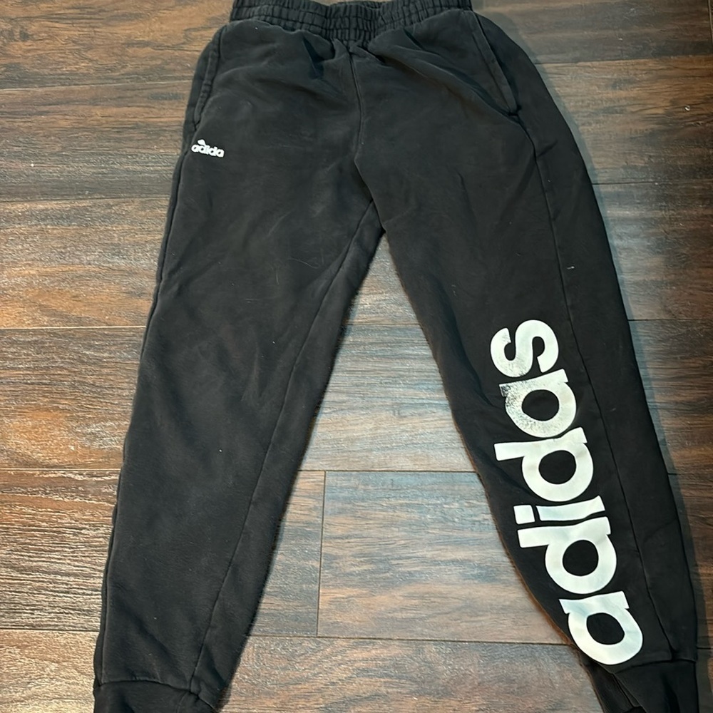 Black adidas sweats